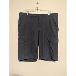 MEC Mountain Equipment Co-op Hiking Outdoor Shorts Pockets Cargo Men's 36 Blue